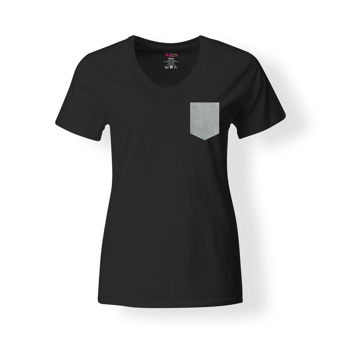 CookiBloom Shirts & Tops Crystal Pocket Shirt