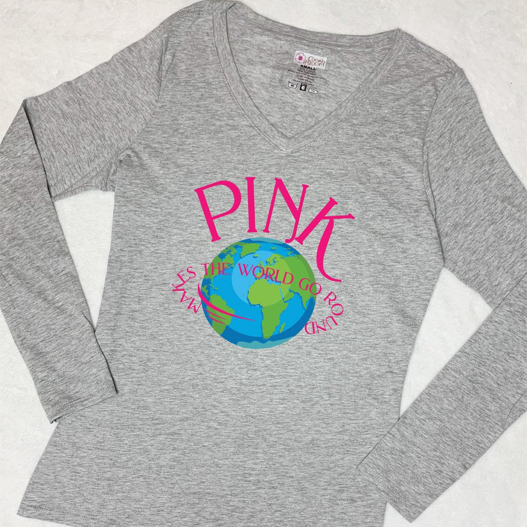 CookiBloom shirts Pink World Long-Sleeve Shirt