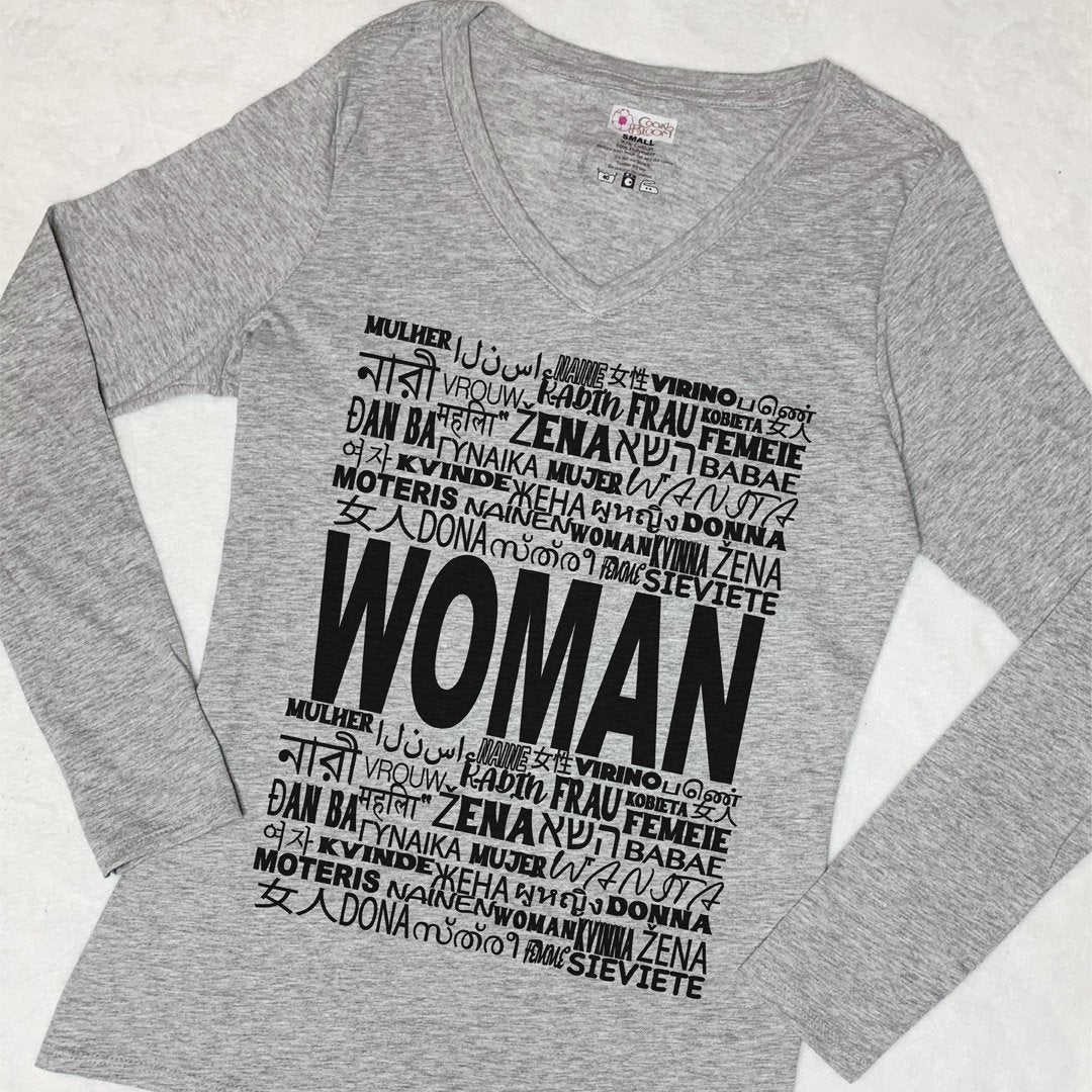 Women in Every Language T-shirts