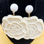 CookiBloom Earrings Ivory Moonflower Earrings