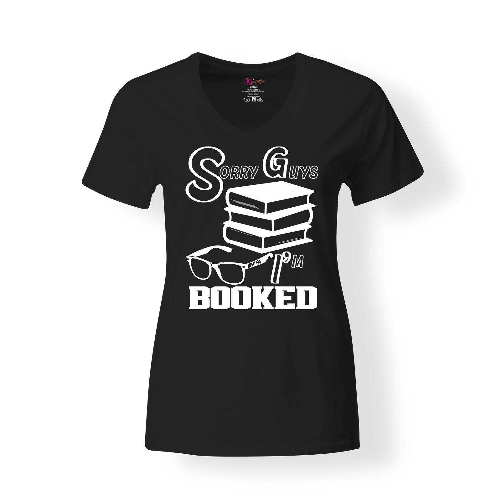 CookiBloom Shirts & Tops S / Black Booked T-Shirt