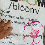 Define Bloom Sequin Pillow