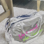 Cooki Bloom Travel Duffle Overnight Gym Bag packing with laptop shoes towel body spray