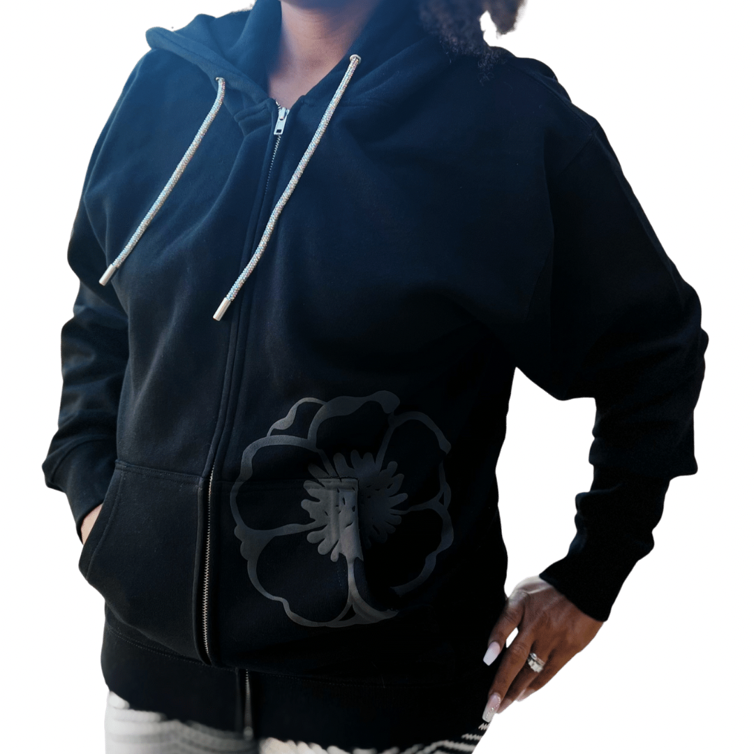 Rhinestone 2025 hoodie jacket