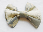 CookiBloom bow tie Air Force ABU Camo Hair Bow