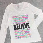 CookiBloom shirts Believe in Translation Long-Sleeve Shirt