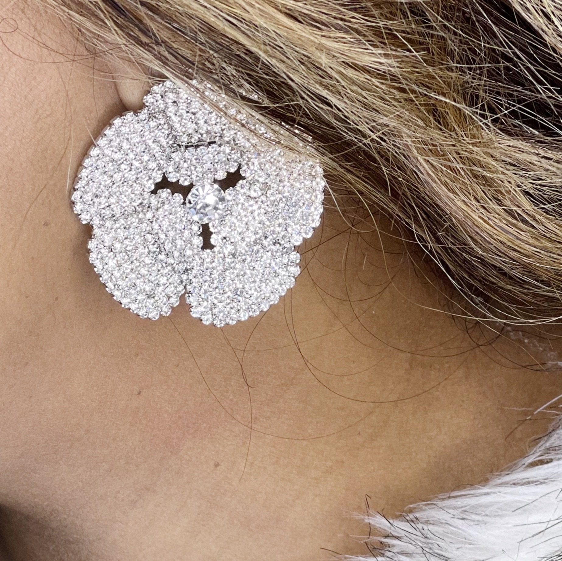CookiBloom Jewelry Blooming Brilliance Flower Earrings
