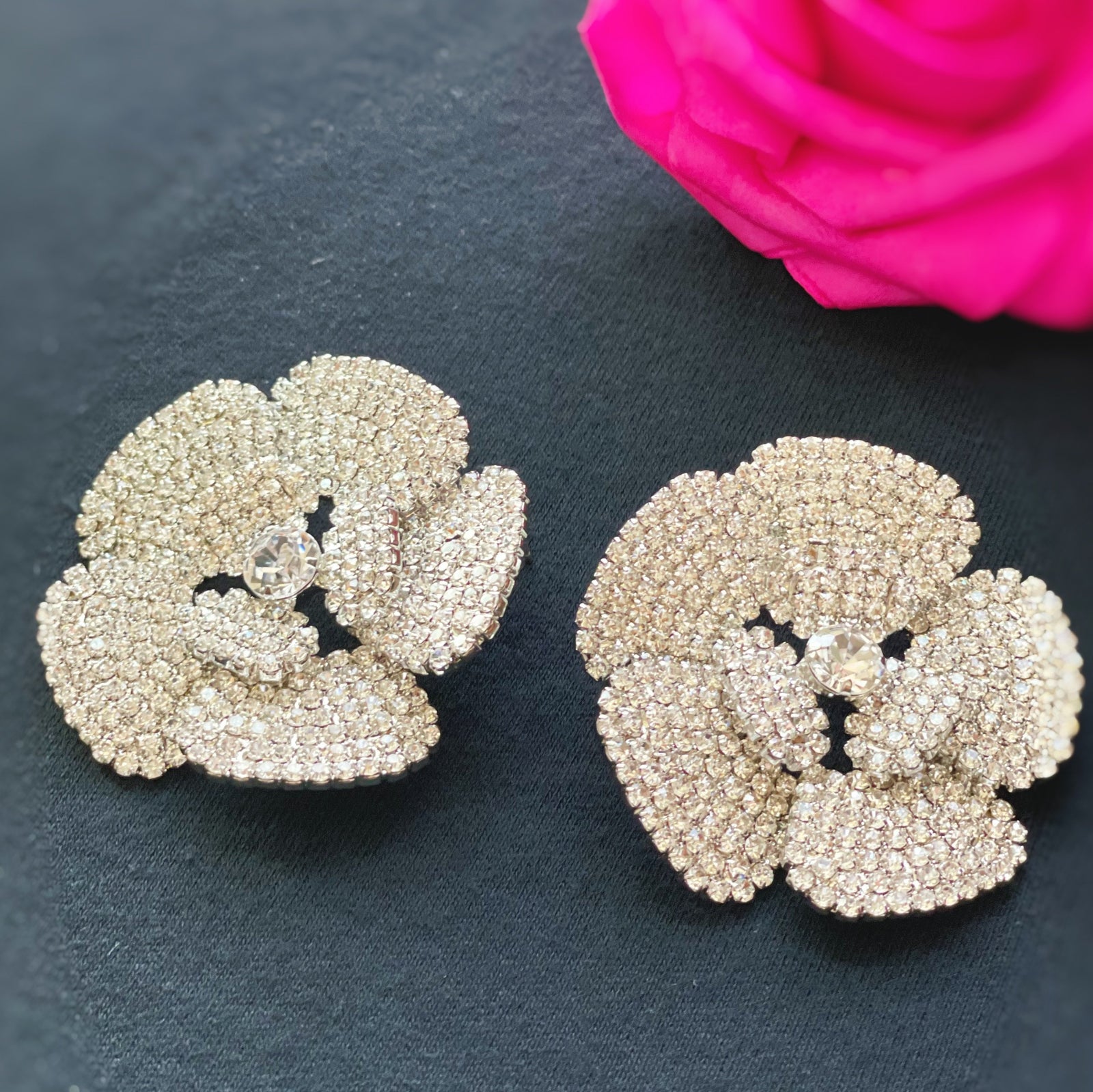 CookiBloom Jewelry Blooming Brilliance Flower Earrings