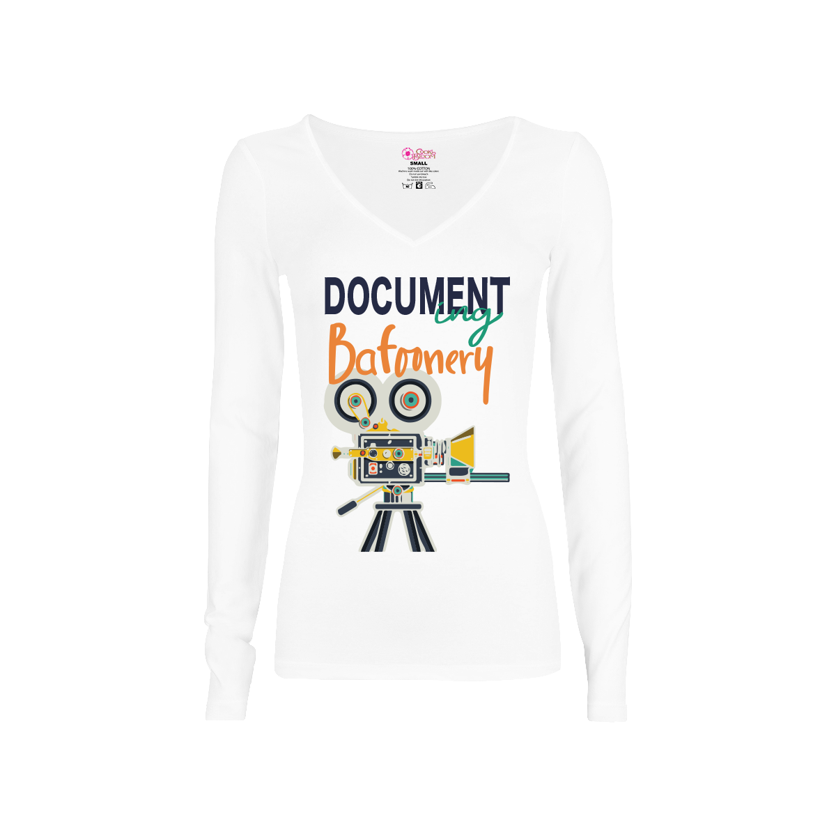 CookiBloom shirts Camera Documenting Bafoonery Long-Sleeve Shirt