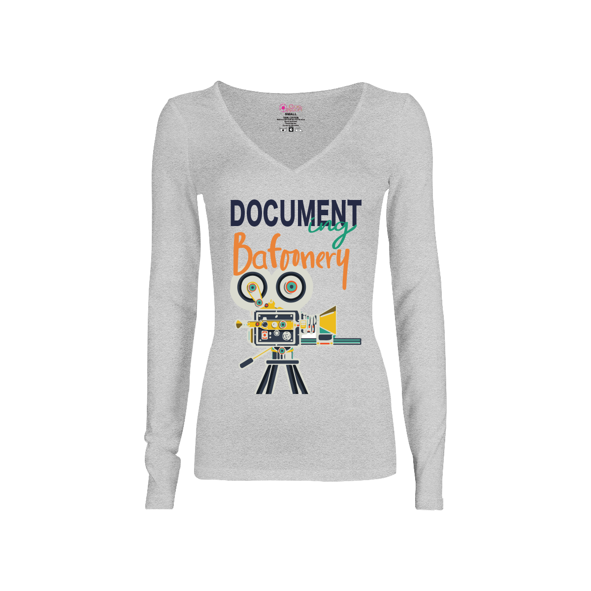 CookiBloom shirts Camera Documenting Bafoonery Long-Sleeve Shirt