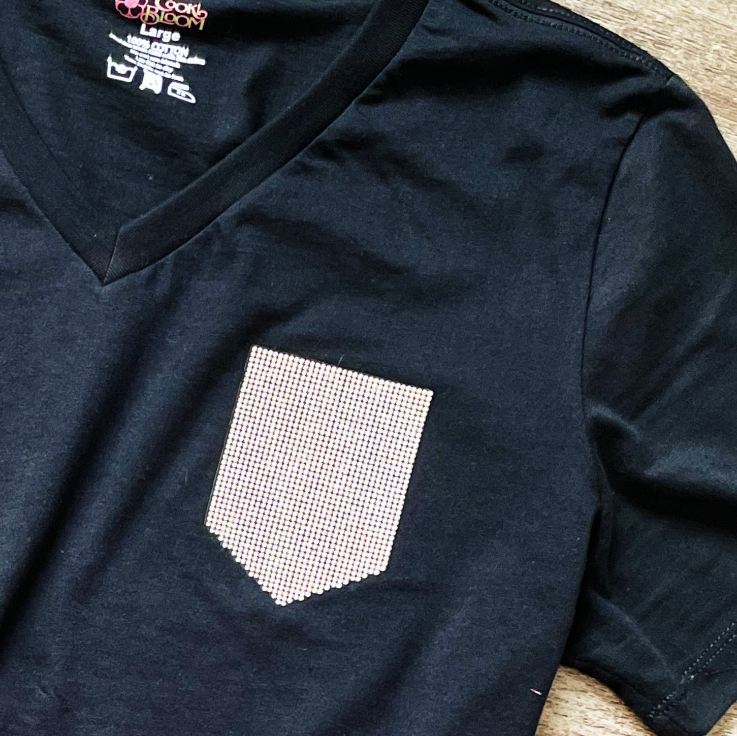 CookiBloom Shirts & Tops Crystal Pocket Shirt