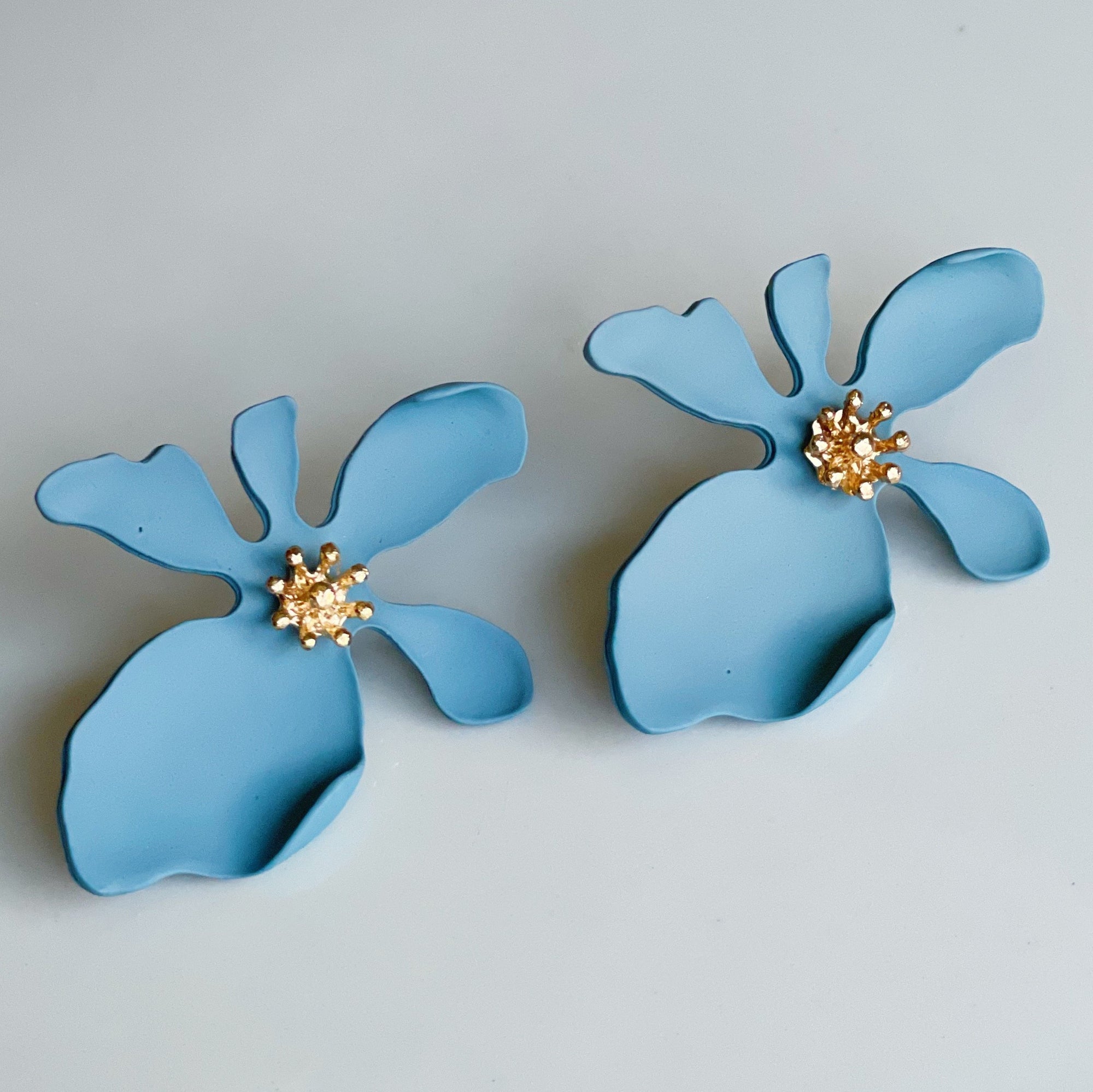 CookiBloom Jewelry Exotic Bloom Blue Earrings