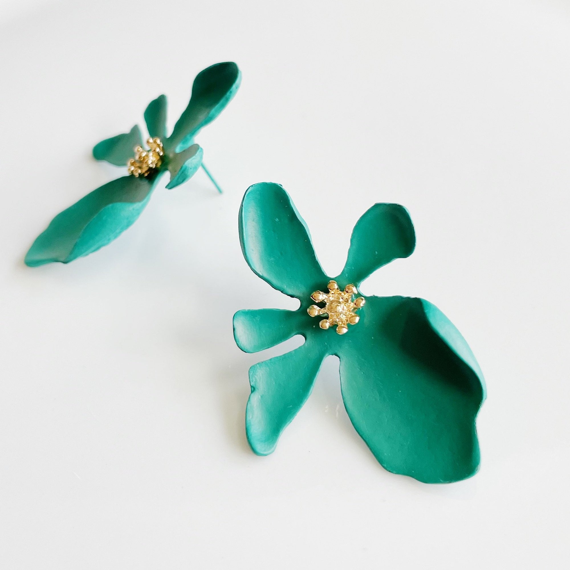 CookiBloom Jewelry Exotic Bloom Green Earrings