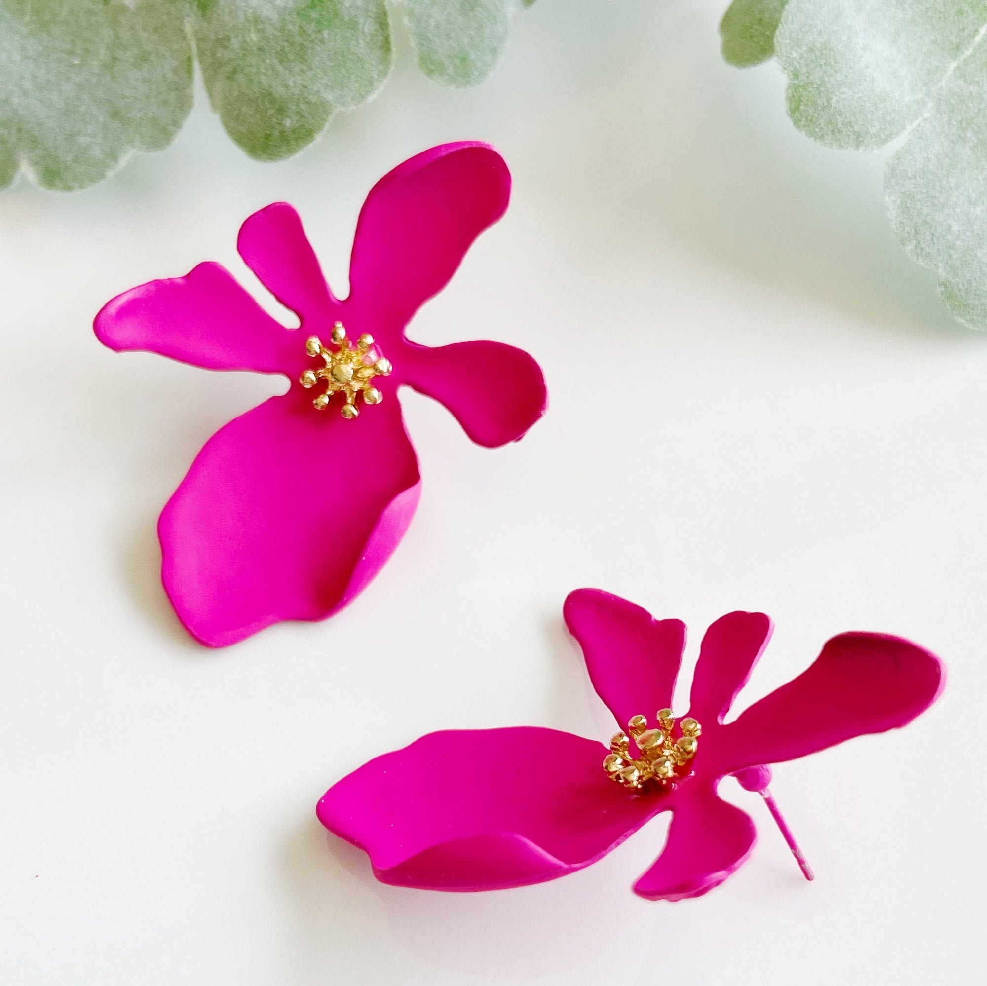 CookiBloom Jewelry Exotic Bloom Pink Earrings