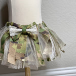 CookiBloom tutus Girls Multicam OCP Camo Shabby Chic Tutu