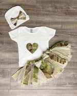 CookiBloom tutus Girls Multicam OCP Camo Shabby Chic Tutu