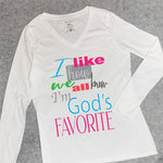 CookiBloom shirts God's Favorite Long-sleeve Shirt