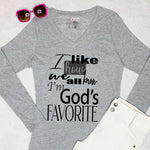 CookiBloom shirts God's Favorite Long-sleeve Shirt