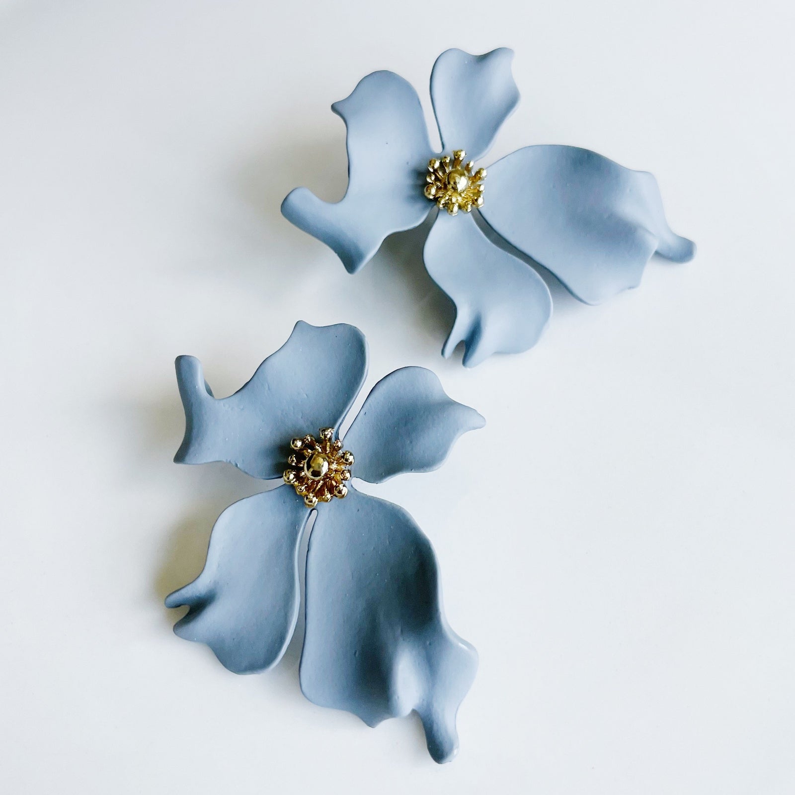 CookiBloom Jewelry Gray Glorious Bloom Gray Earrings