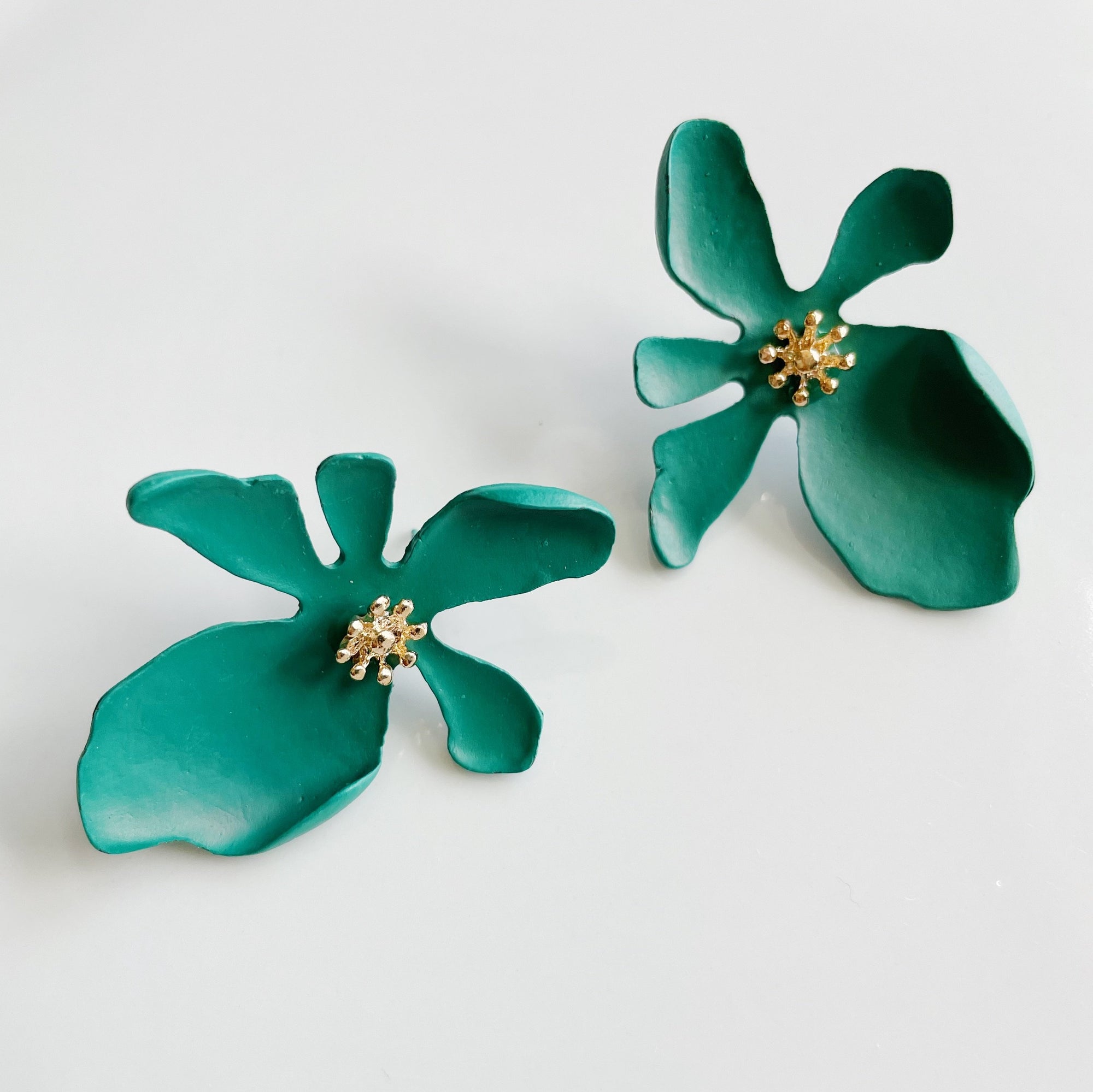 CookiBloom Jewelry Exotic Bloom Green Earrings