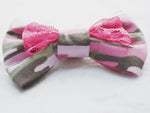CookiBloom hair bows Hot Pink Camo Hair Bow
