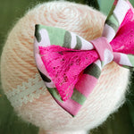 CookiBloom hair bows Hot Pink Camo Hair Bow