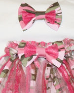 CookiBloom tutus Hot Pink Camo Shabby Chic Tutu