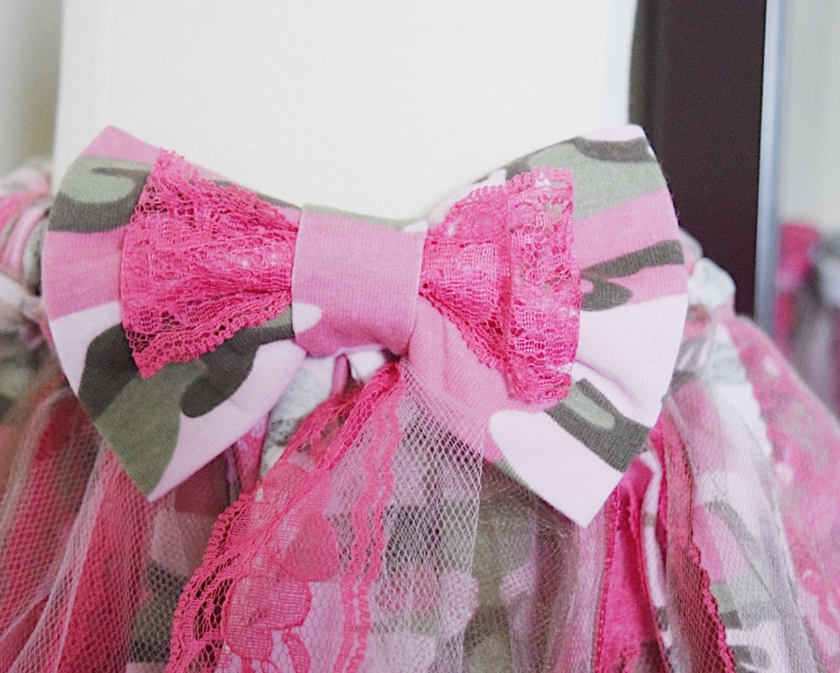 Girls Hot Pink Camo Shabby Chic Tutu Girls Hot Pink Camo Shabby Chic Tutu