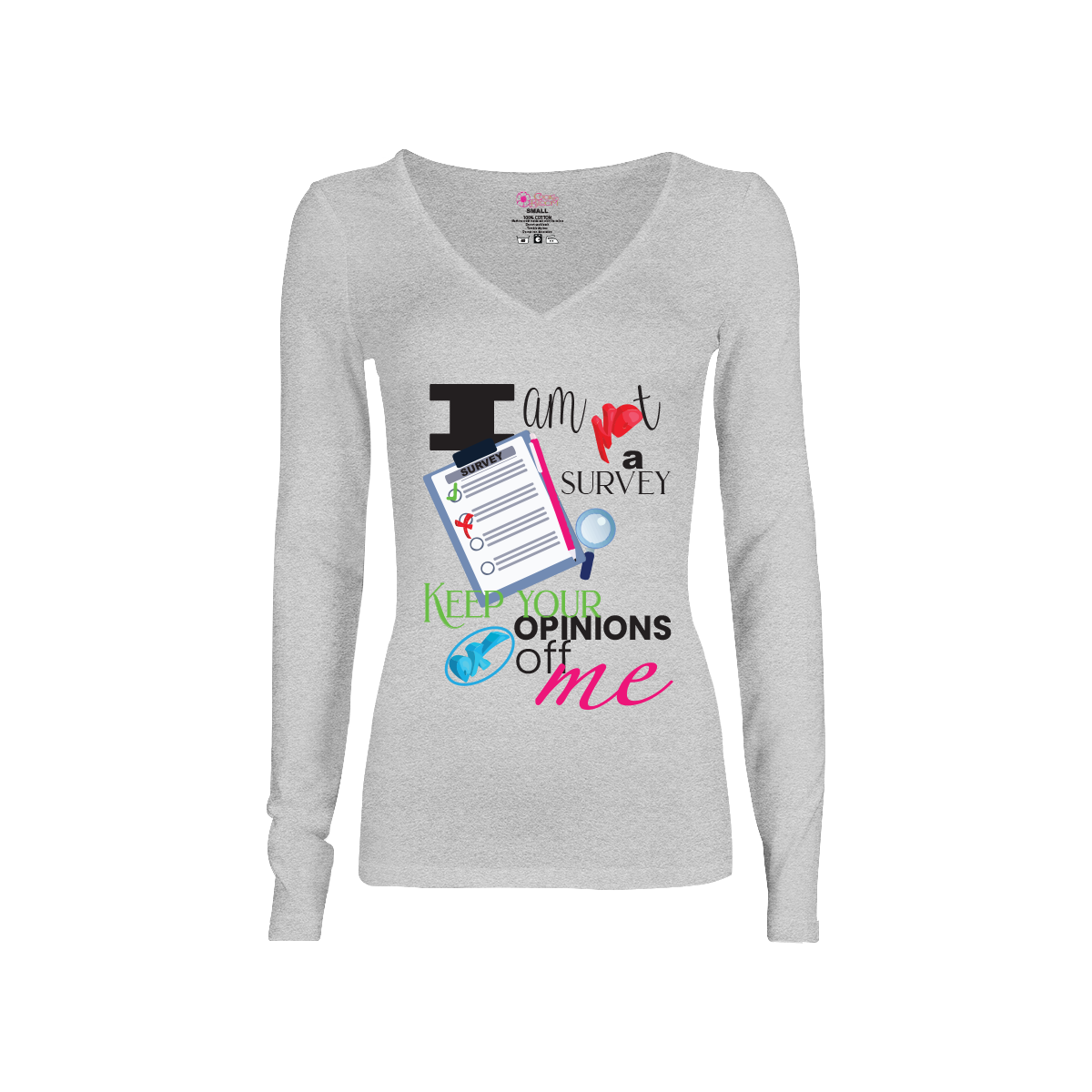 CookiBloom shirts I Am Not A Survey Long-Sleeve Shirt