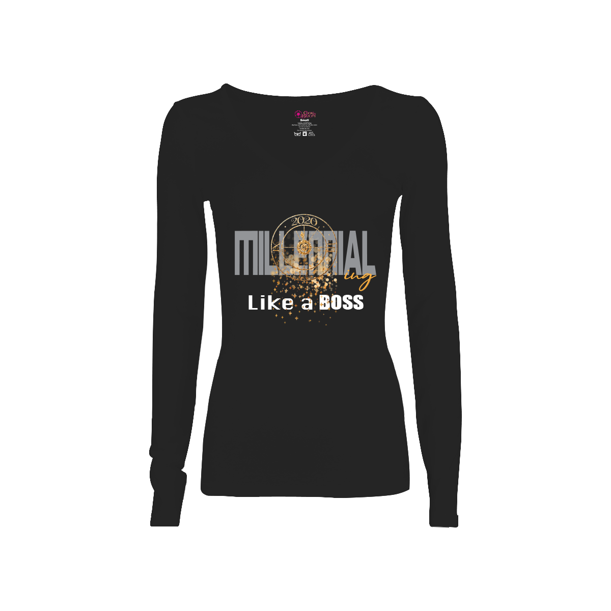 CookiBloom shirts Millennial-ing Like A Boss Long-Sleeve Shirt