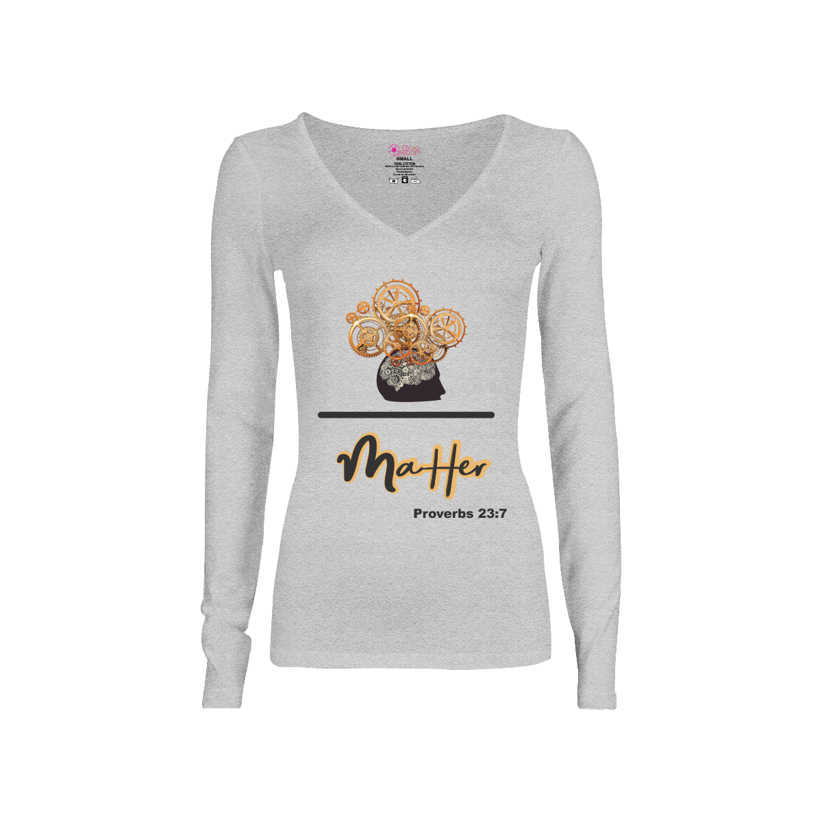 CookiBloom shirts Mind over Matter Scripture Long-Sleeve Shirt