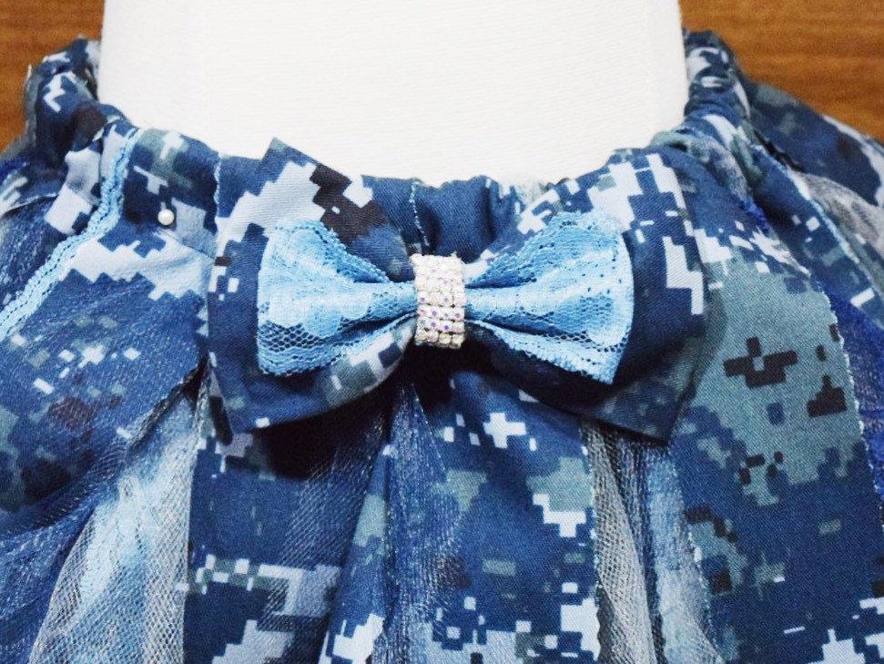 CookiBloom tutus Navy Camo Shabby Chic Tutu