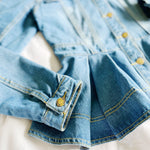 CookiBloom jacket Peplum Denim Jacket
