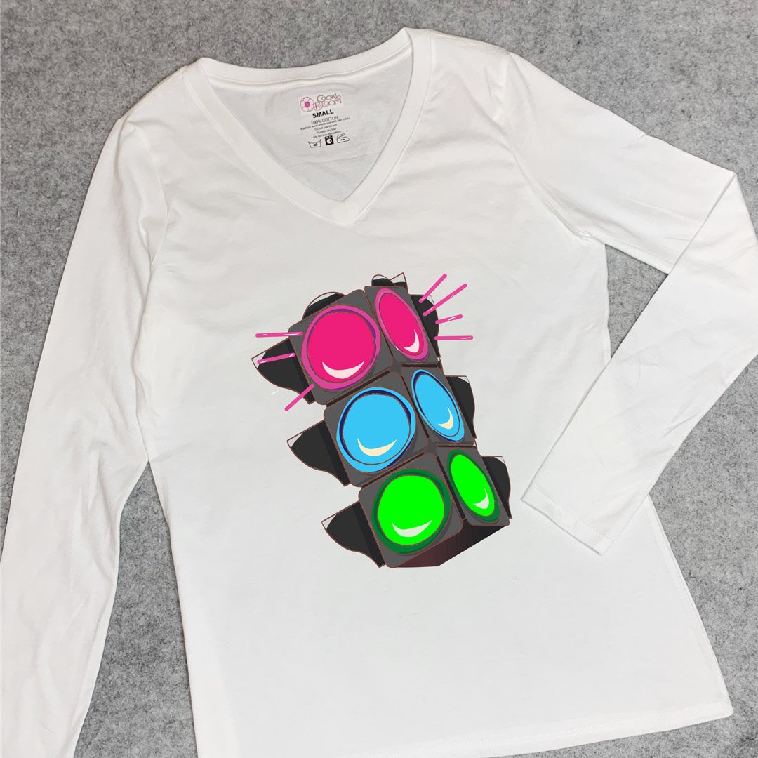 CookiBloom shirts Pink Traffic Long-Sleeve Shirt