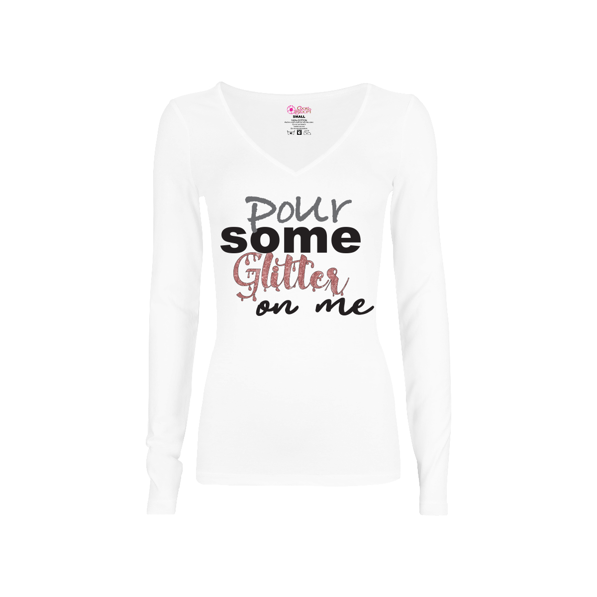 CookiBloom shirts Pour Some Glitter on Me Long-Sleeve Shirt