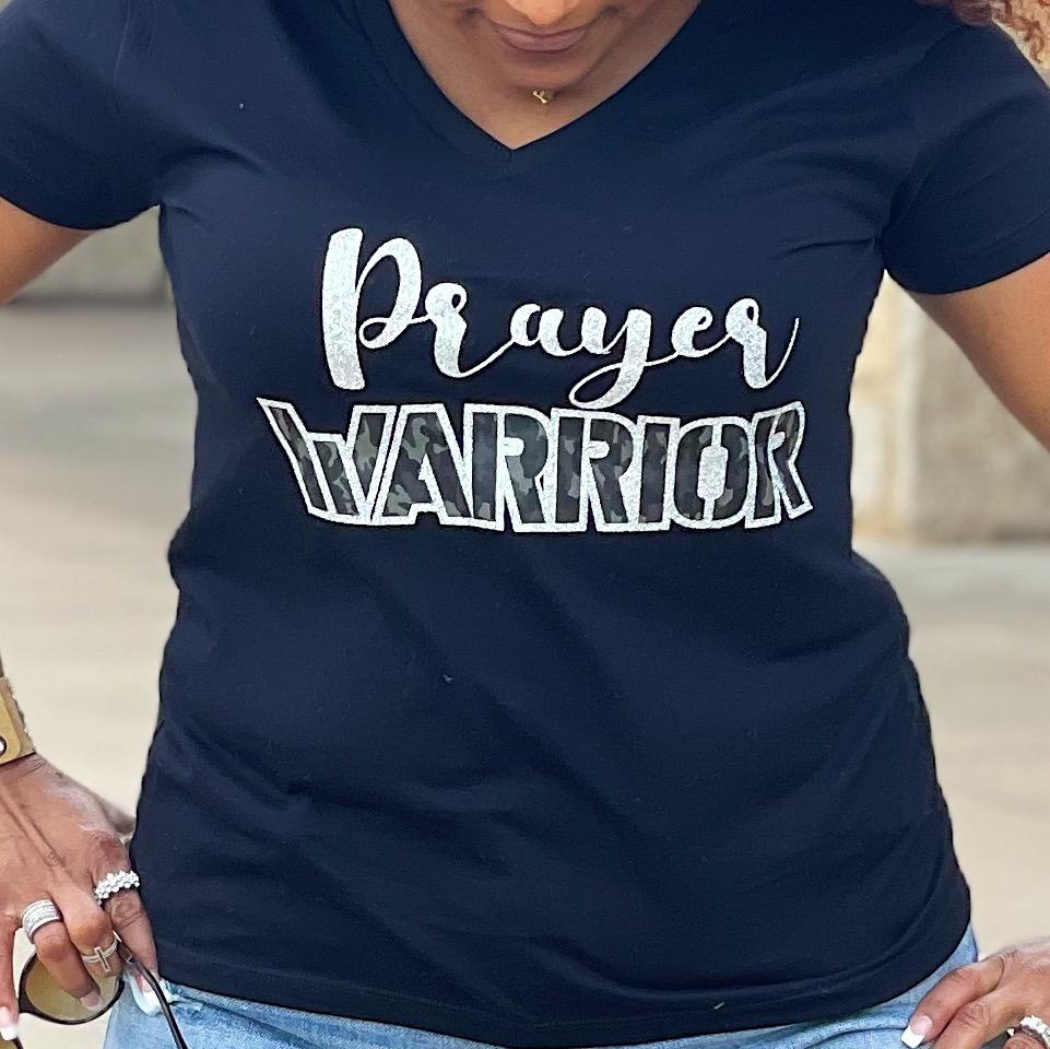 CookiBloom shirts Prayer Warrior Camo Shirt