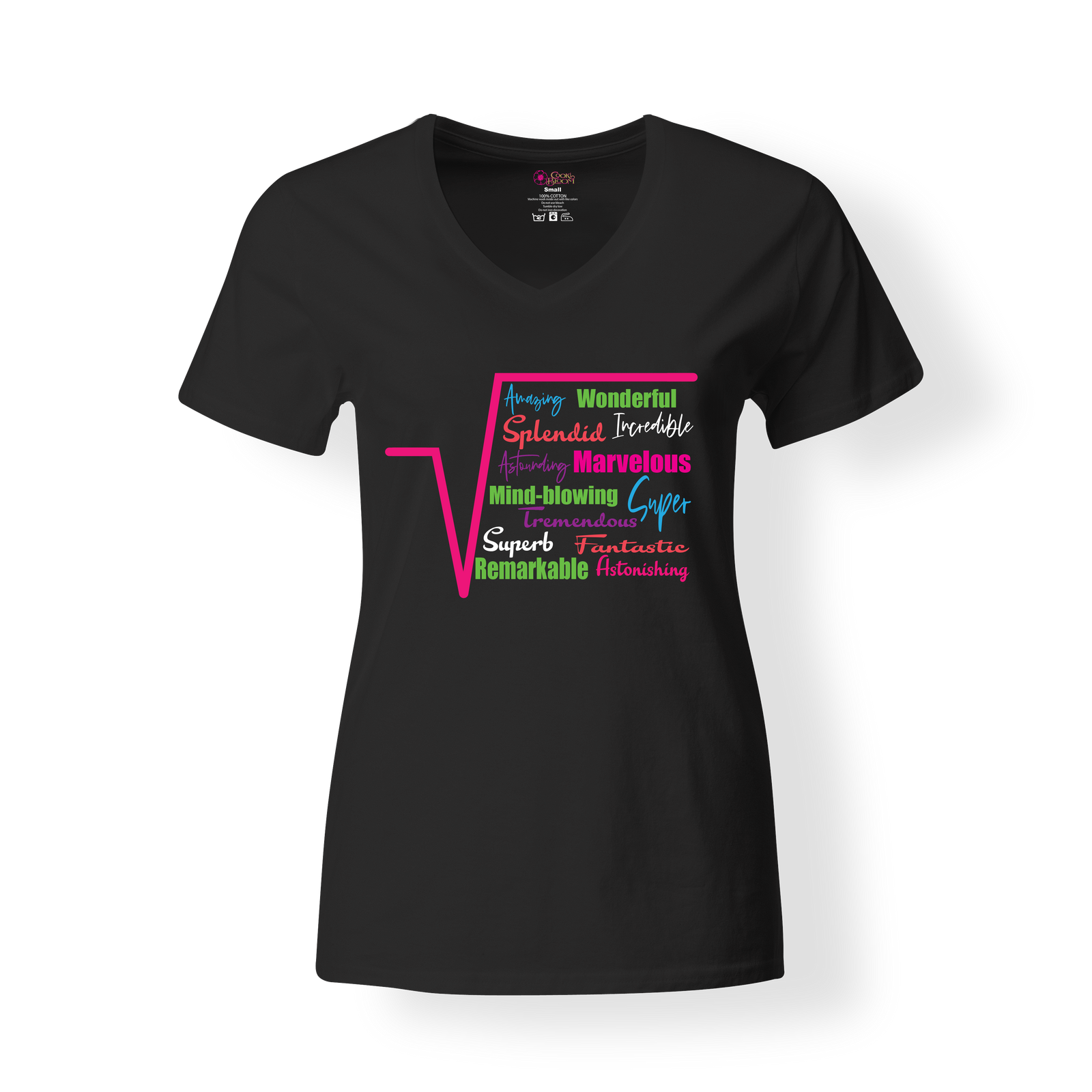 CookiBloom shirts S / Gray / Black Square Root Shirt