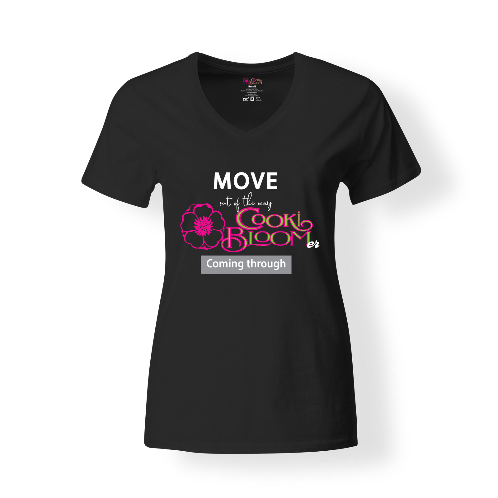 CookiBloom shirts S / White Cooki Bloomer Coming Through Shirt