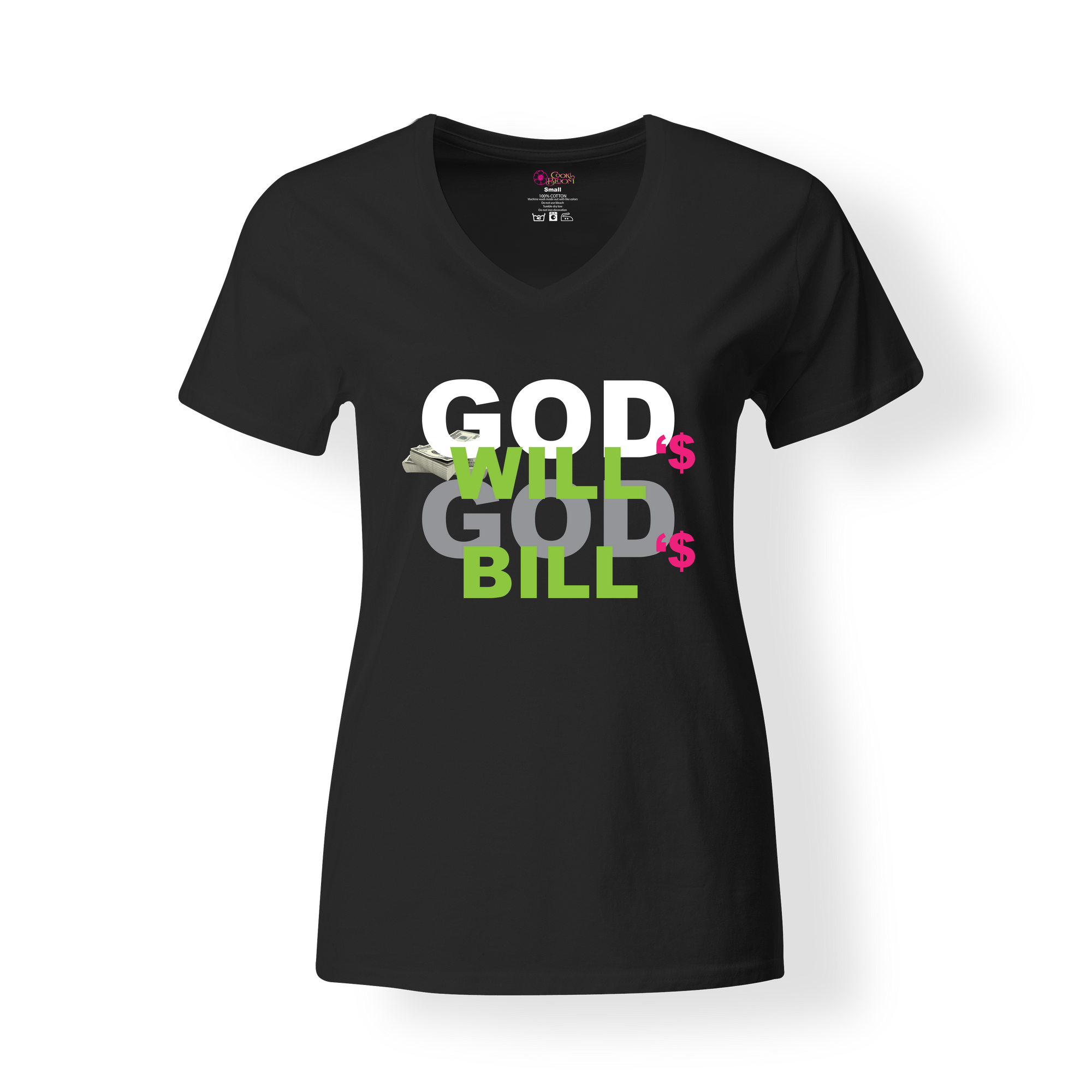 CookiBloom shirts S / Black God's Will God's Bill Shirt