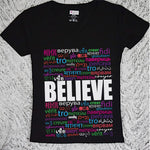 CookiBloom shirts S / Black / Multicolor Believe in Translation Shirt