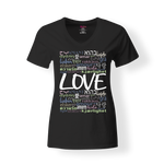 CookiBloom shirts S / Black / Multicolor Love Languages Shirt