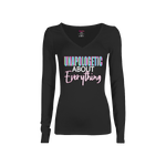 CookiBloom shirts S / Black / Multicolor Unapologetic Long-Sleeve Shirt