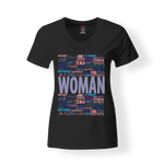 CookiBloom shirts S / Black / Multicolor Woman in Every Language Shirt