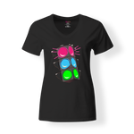 CookiBloom Shirts & Tops S / Black Pink Traffic T-Shirt