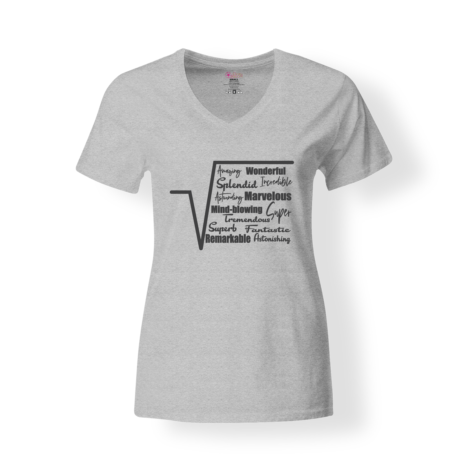 CookiBloom shirts S / Gray / Black Square Root Shirt