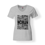 CookiBloom shirts S / Gray / Black Woman in Every Language Shirt