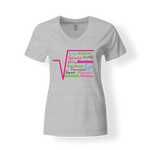 CookiBloom shirts S / Gray / Colorful Square Root Shirt