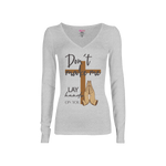 CookiBloom shirts S / Gray Lay Hands Long-Sleeve Shirt