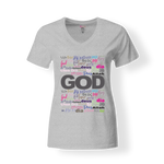 CookiBloom shirts S / Gray / Multicolor GOD in Translation Shirt