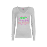 CookiBloom shirts S / Gray / Multicolor Turning Heads Long-Sleeve Shirt